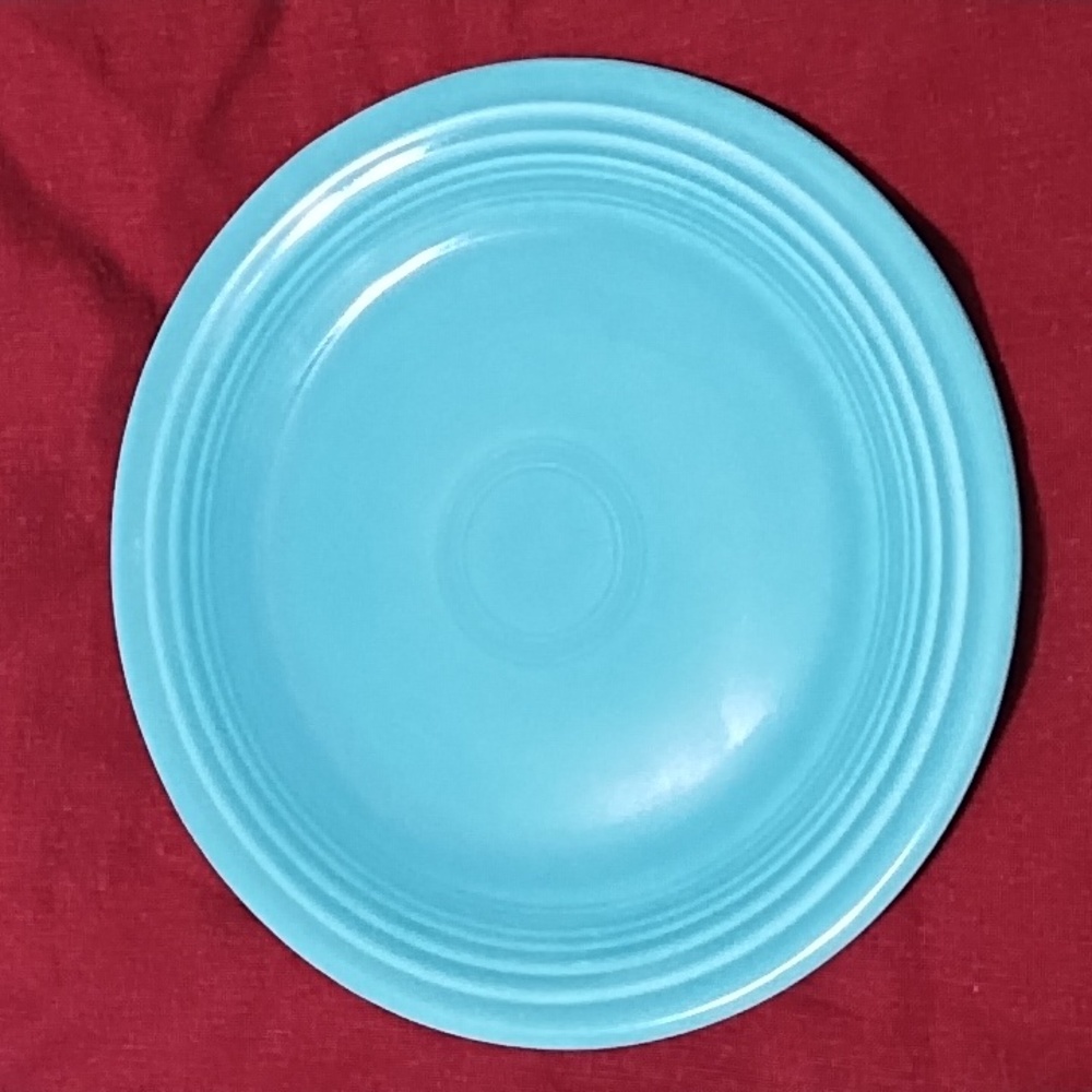 Fiesta older color turquoise salad plate 7 3/8"